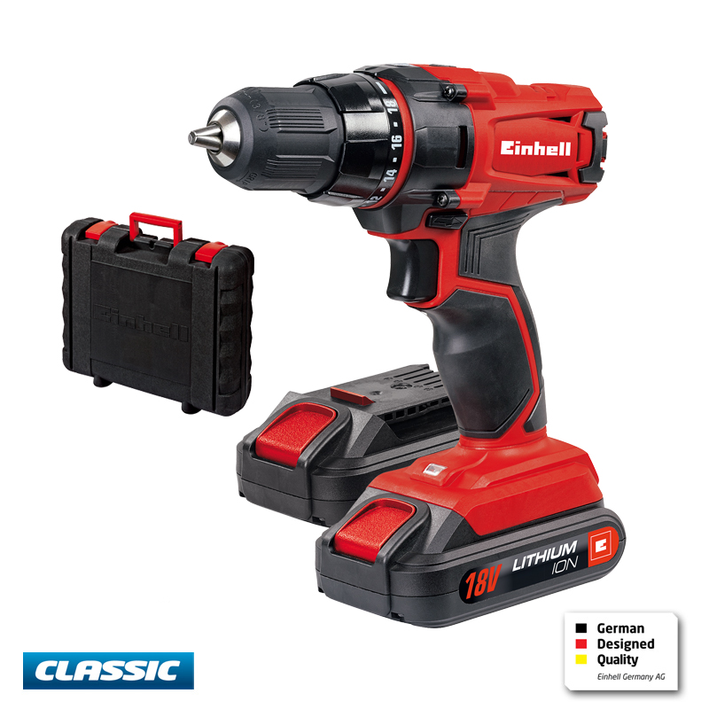 Einhell TC-CD 18-2 Li Akülü Vidalama (2x1,3 Ah)