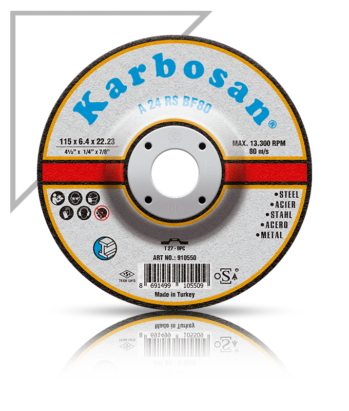 Karbosan Metal Taşlama Diski 230 x 6.4 x 22.23