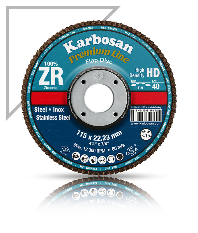 Karbosan Gold Flap Disk 115 x 22.23