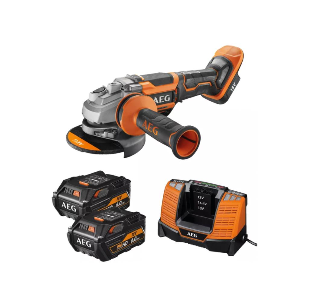 AEG BEWS 18-125BLPX2-502C Akülü Kömürsüz Motor Taşlama