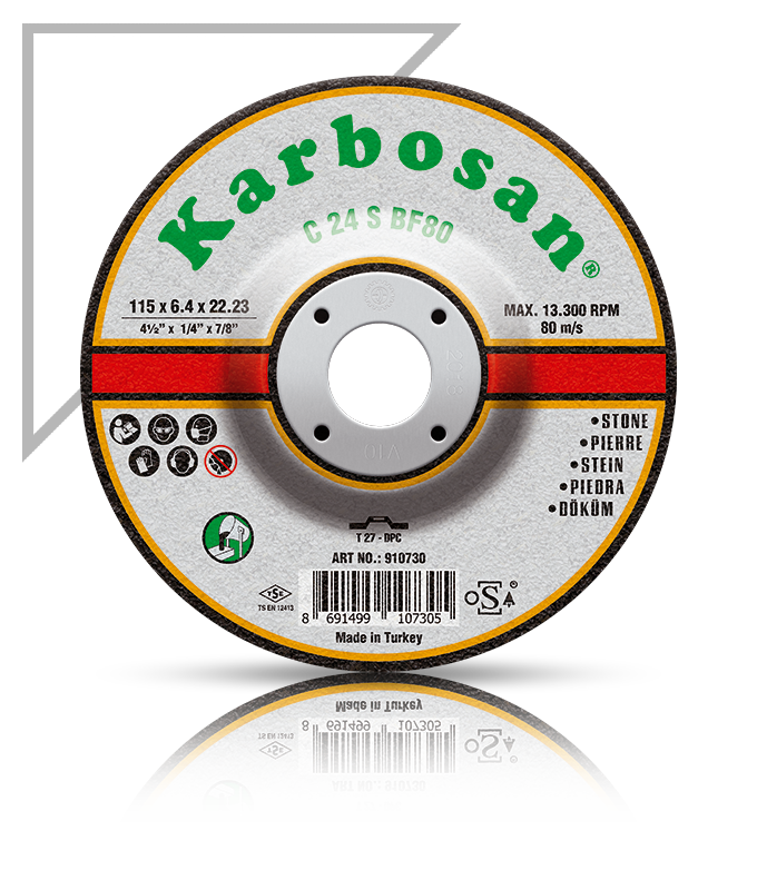 Karbosan Döküm Taşlama Diski 230 x 6.4 x 22.23