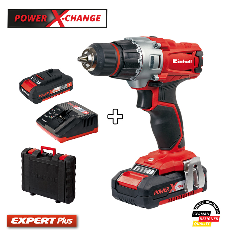Einhell PXC Akülü Vidalama TE-CD 18/2 Li Kit (2x1,5 Ah)