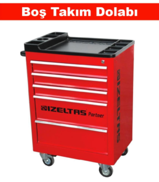 İzeltaş BOŞ Partner 5 Çekmeceli Takım Dolabı