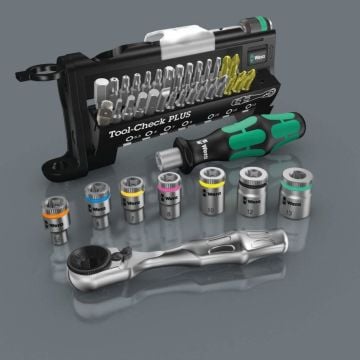 WERA 05056490001 Check Plus Lokmalı Cırcır Kollu Bits Set