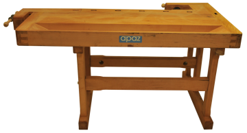 Apaz İki Mengeneli Ahşap Marangoz Tezgahı 60-193 cm