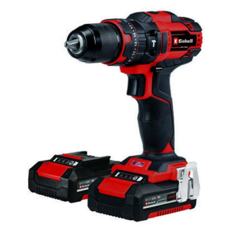Einhell Akülü Darbeli Matkap TE-CD 18/40 Li-i +64 (2x2,0Ah) 64 Parça Aksesuar Kiti