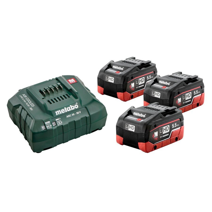 Metabo Başlangıç Seti 3 x 5.5 Ah