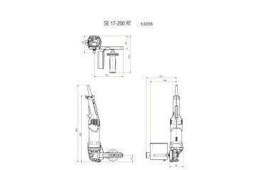 Metabo SE 17-200 RT SET Mob Zımpara