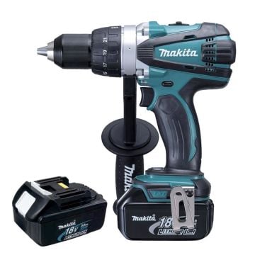 Makita DDF458RFE Akülü Matkap Vidalama 18V 3.0Ah Çift Akü