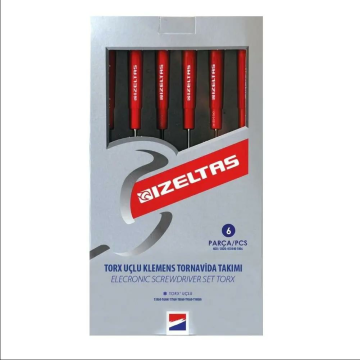 İzeltaş Klemens Torx Uçlu Tornavida Seti 6 Parça 4530001006