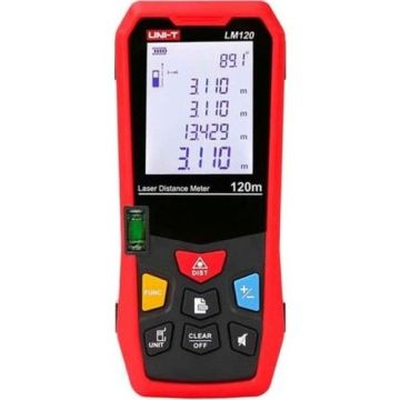 Uni-T LM120 120 m Lazer Mesafe Ölçer Lazermetre