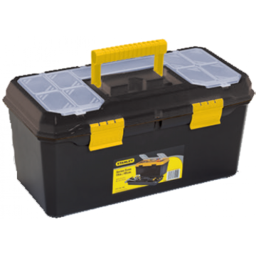 Stanley 1-71-945 Plastik Kilitli Takım Çantası-Siyah Kapaklı