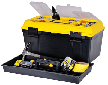 Stanley 1-71-948 Plastik Kilitli Takım Çantası-Sarı Kapaklı 13''