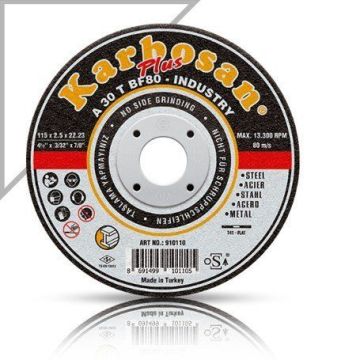 Karbosan Endüstriyel Metal Plus Kesme Diski	125 x 2.5 x 22.23