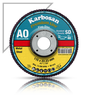 Karbosan Alüminyum Oksit Flap Disk 180 x 22.23