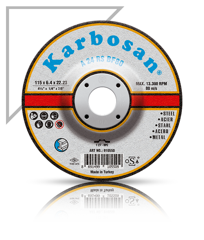 Karbosan Metal Taşlama Diski 125 x 6.4 x 22.23
