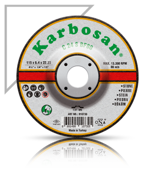 Karbosan Döküm  Taşlama Diski	230 x 6.4 x 22.23