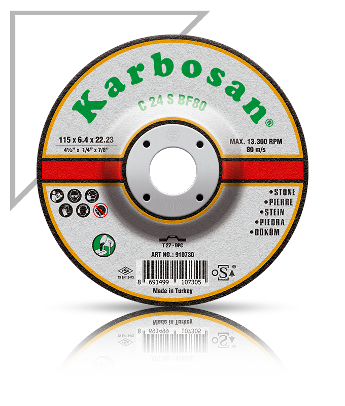 Karbosan Döküm  Taşlama Diski 125 x 6.4 x 22.23
