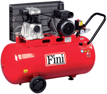 Fini MK102/N-100 Kasnaklı Yağlı Kompresör 100 Lt.