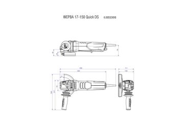 Metabo WEPBA 19-150 Q DS M-Brush Avuç Taşlama