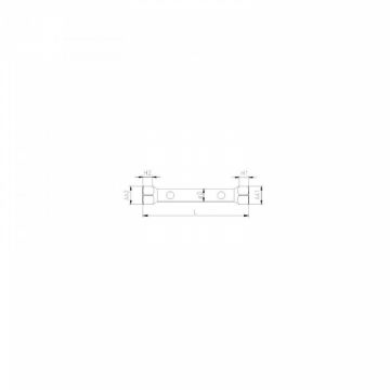 İzeltaş 10x11 mm Kovan Anahtar İki Ağız
