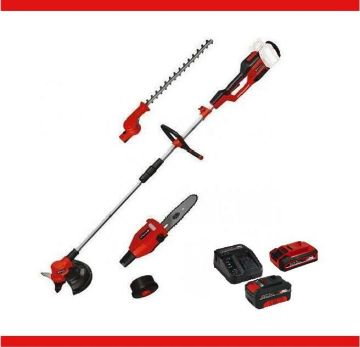 Einhell GE-LM 36/4in1 Li-Solo Akülü Dal Budama Makinesi+ 4 Amper Starter Kit+ 3 Amper Akü Seti