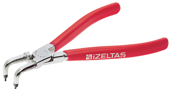 İzeltaş 3331 İç Segman Pensi Yaysız Eğri 210 mm