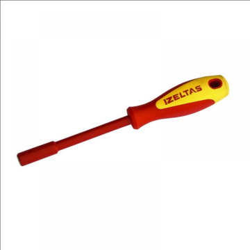 İzeltaş 1000V Süngüsü İzoleli Lokma Uçlu Tornavida 12Mm 4773190120
